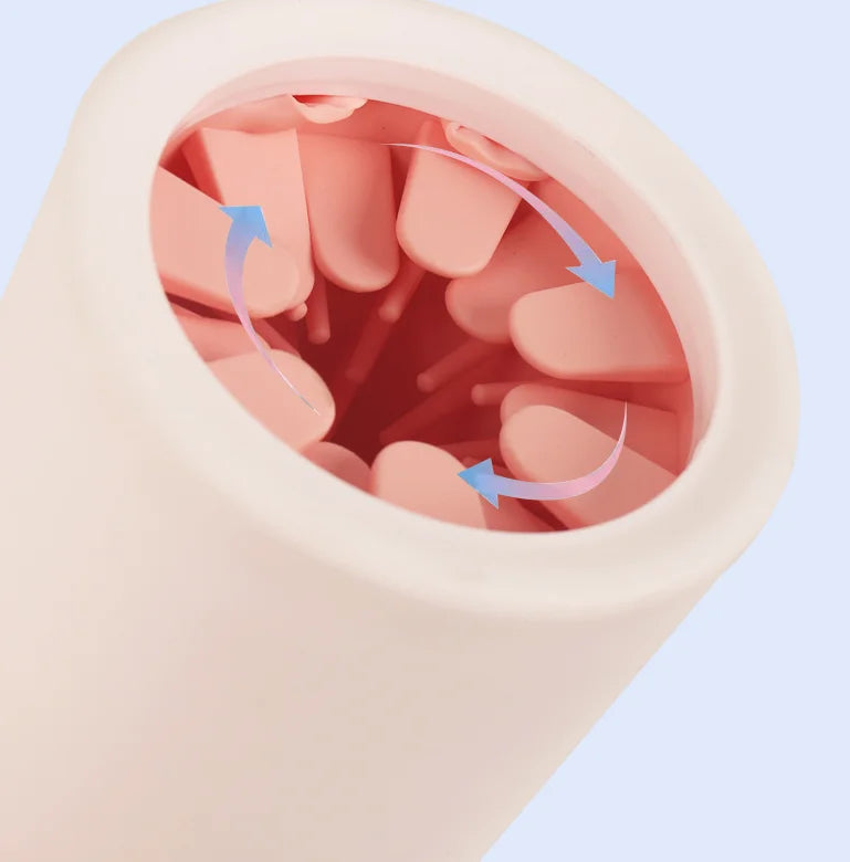 Pet Silicone Foot Wash Cup Cat and Dog Paw Wash Clean Wipe-Free Automatic Pet Supplies