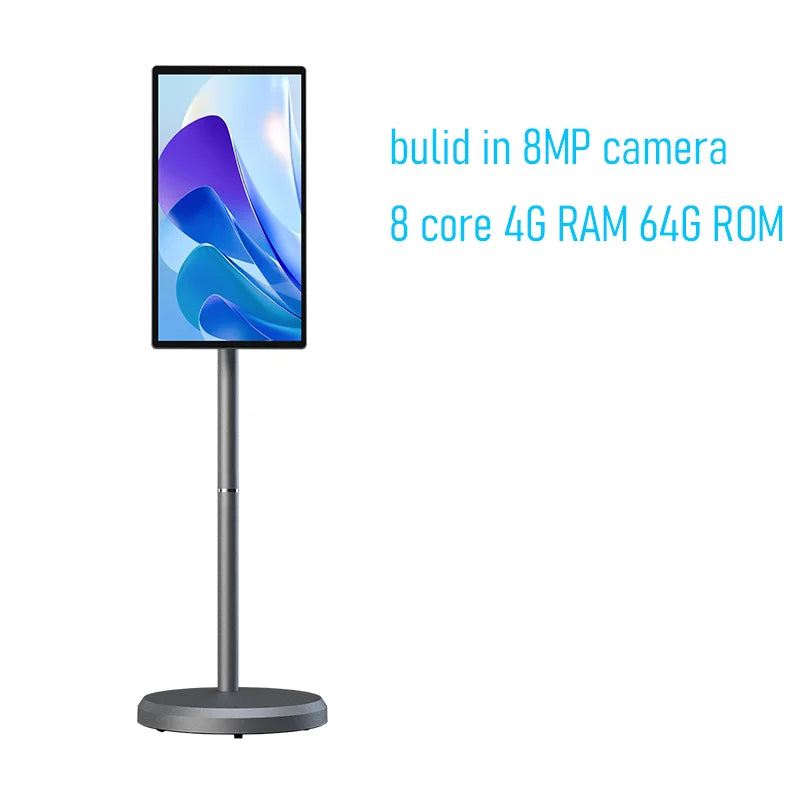 2026 Fashion Popular 21.5 Inch Battery-Power Android 13 Lg Stand by Me Tv In-Cell Touch Screen Gym Gaming Live Room Smart Tv