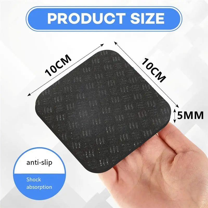 1B-8Pcs Treadmill Walking Pad, Silicone Non-Slip Noise Reduction Mat for Gym Accessories