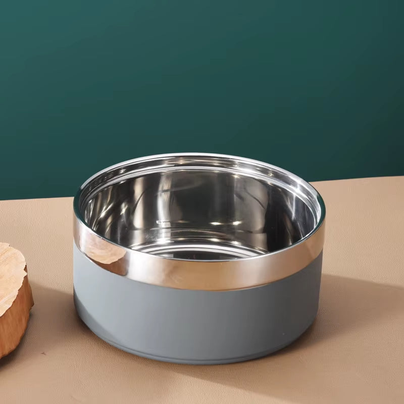 Custom Fashion Stainless Steel Dog Bowl Custom Logo Cat Bowls Eco-Friendly 32Oz Pet Food Bowl