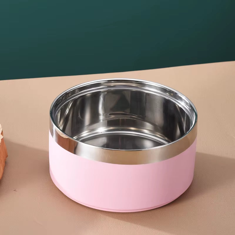 Custom Fashion Stainless Steel Dog Bowl Custom Logo Cat Bowls Eco-Friendly 32Oz Pet Food Bowl