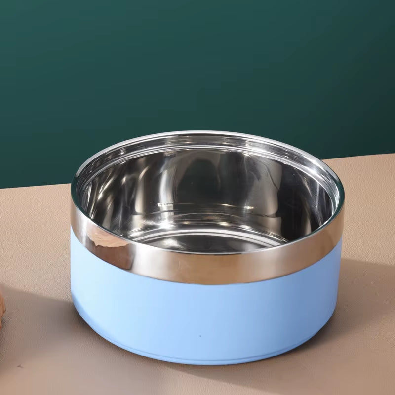 Custom Fashion Stainless Steel Dog Bowl Custom Logo Cat Bowls Eco-Friendly 32Oz Pet Food Bowl