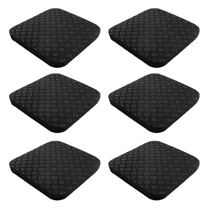 6Pcs Silicone Treadmill Mats Exercise Equipment Mats Multipurpose anti Vibration Pads Noise Reduction for Most Fitness Equipment