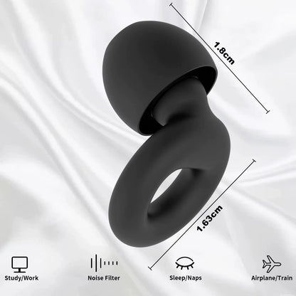 Silicone Earplugs for Swimming Sleep Noise Cancel Noise Reduction-Soundproof Reduce Disturbances -Quality Earplugs