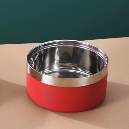 Custom Fashion Stainless Steel Dog Bowl Custom Logo Cat Bowls Eco-Friendly 32Oz Pet Food Bowl