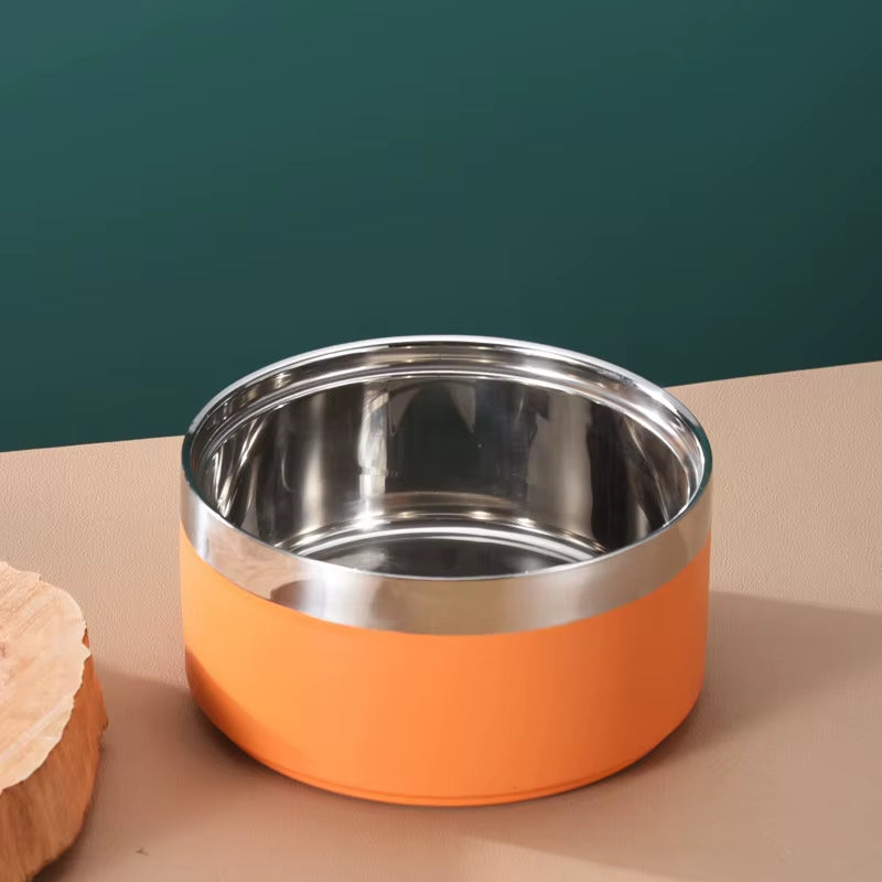 Custom Fashion Stainless Steel Dog Bowl Custom Logo Cat Bowls Eco-Friendly 32Oz Pet Food Bowl