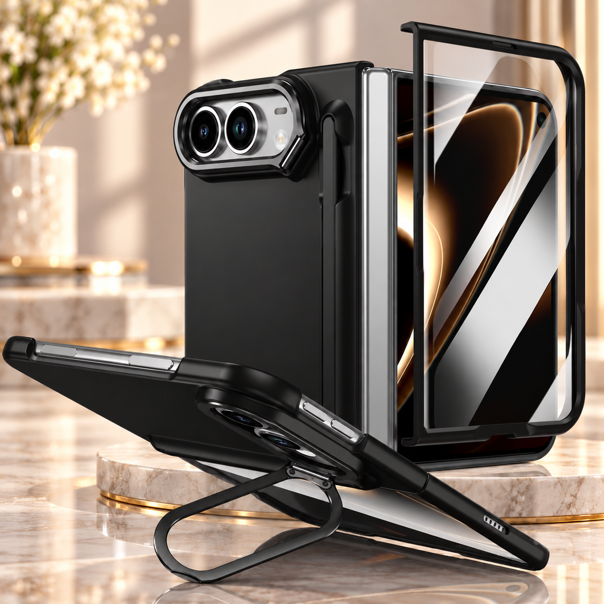 iPhone Duo 18 Case With Standard & Touch Pen