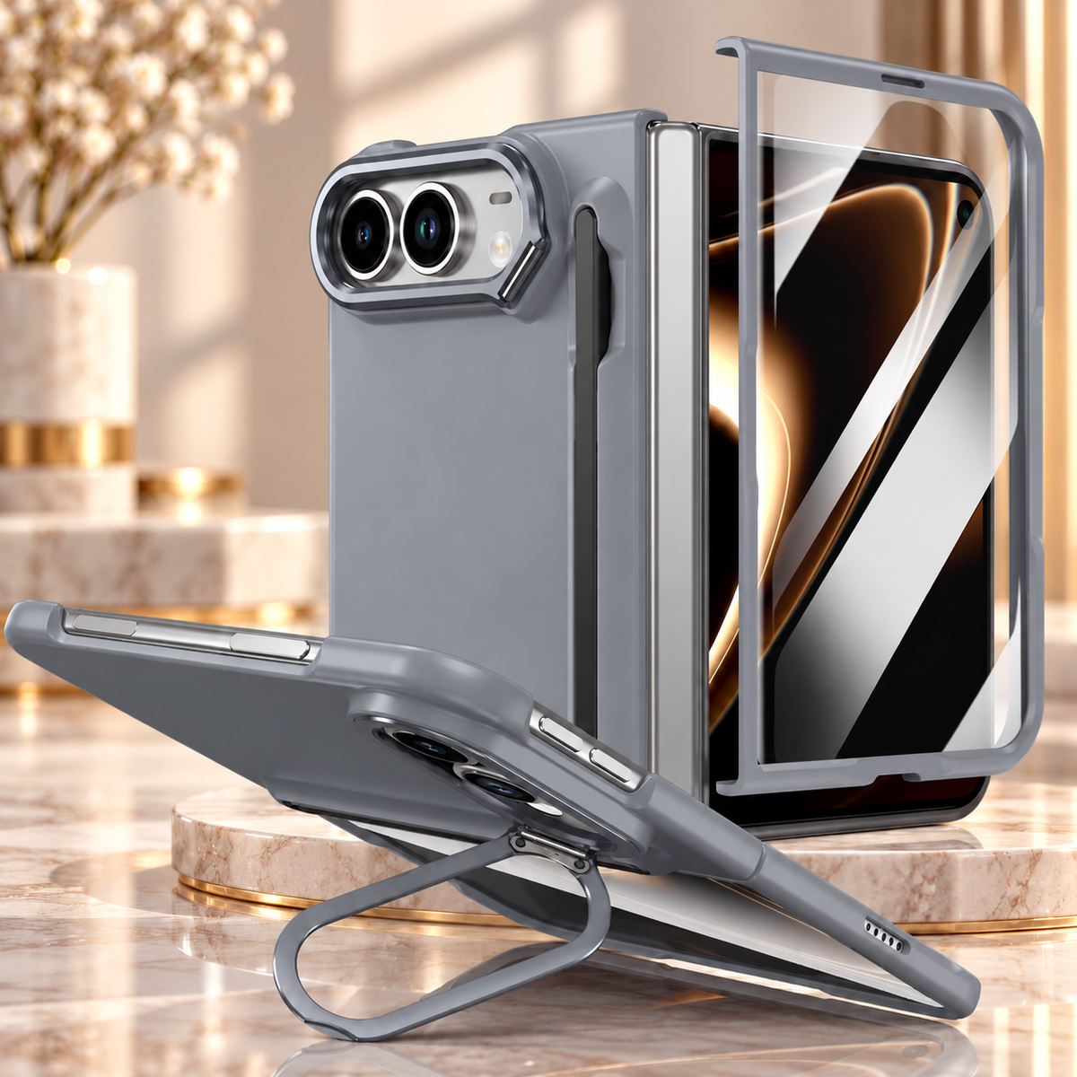iPhone Duo 18 Case With Standard & Touch Pen