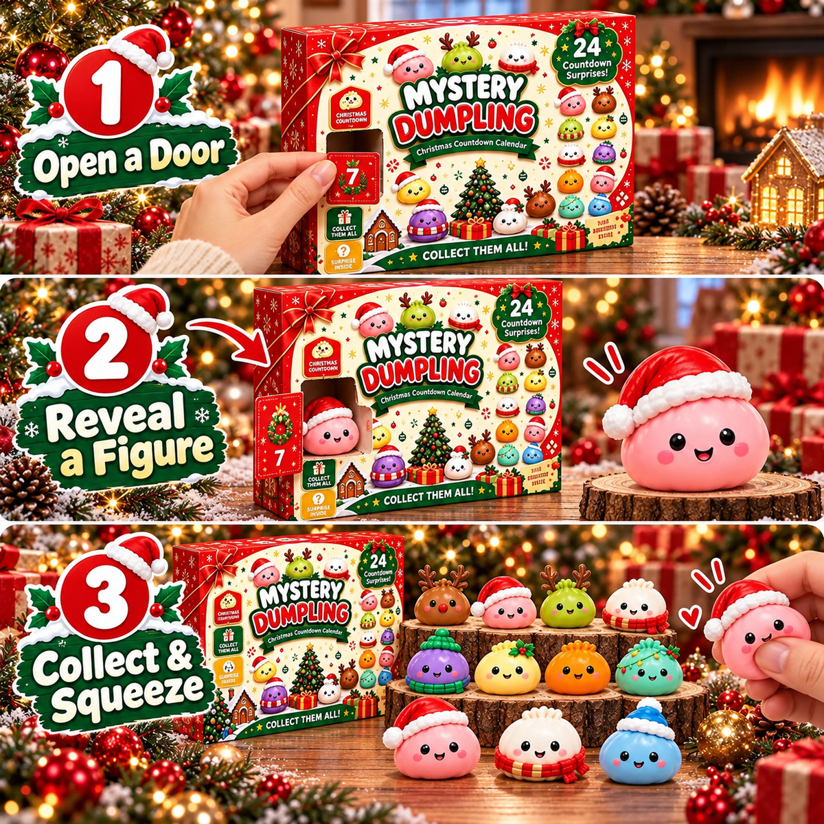 Mystery Dumpling Christmas Advent Calendar