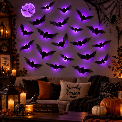 Halloween Bat Decor Night Light Decoration
