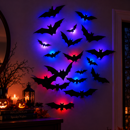 Halloween Bat Decor Night Light Decoration