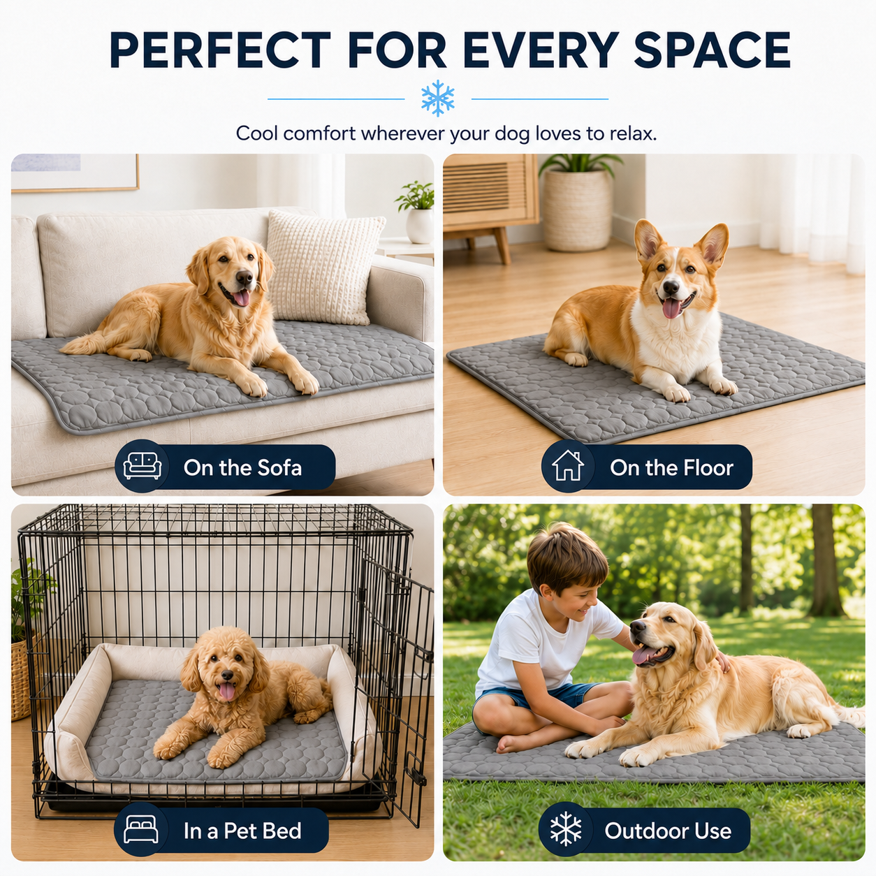 BreezeMat™ - Self-Cooling Dog Mat 2.0