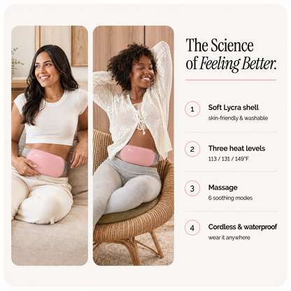 Emberly  - Cordless Heating Pad for Period Cramps