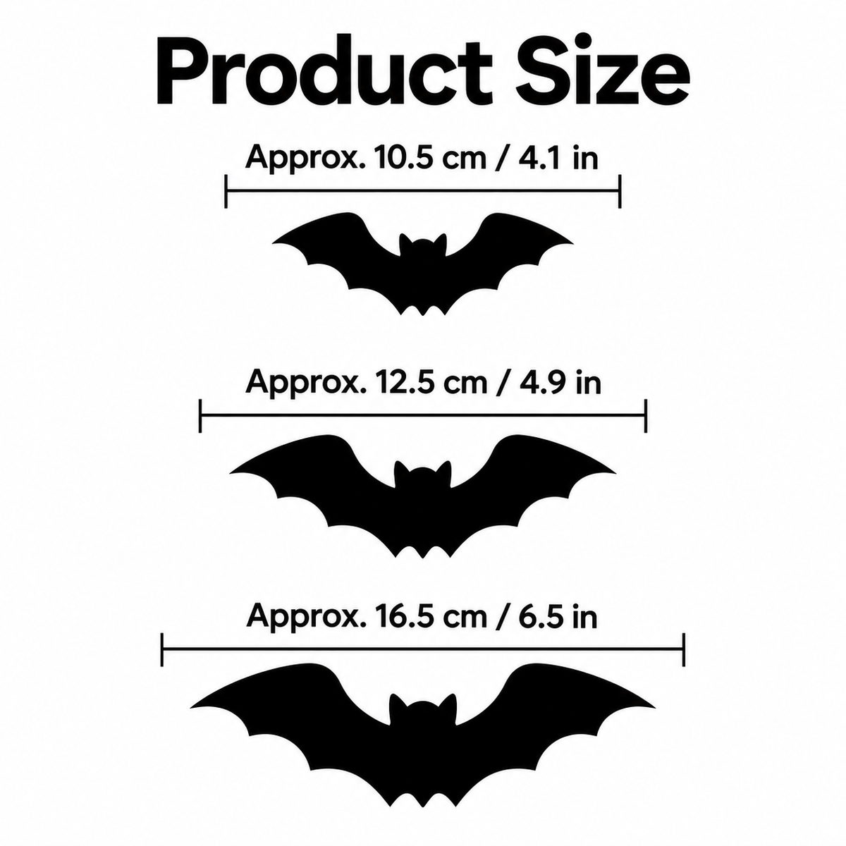 3D LED Halloween Bat Wall Lights