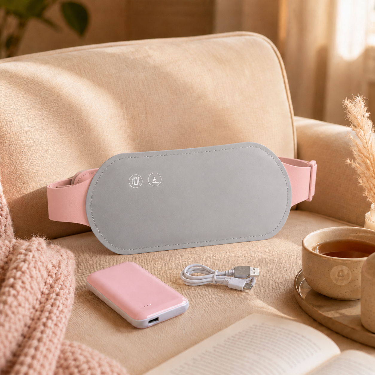 Emberly  - Cordless Heating Pad for Period Cramps