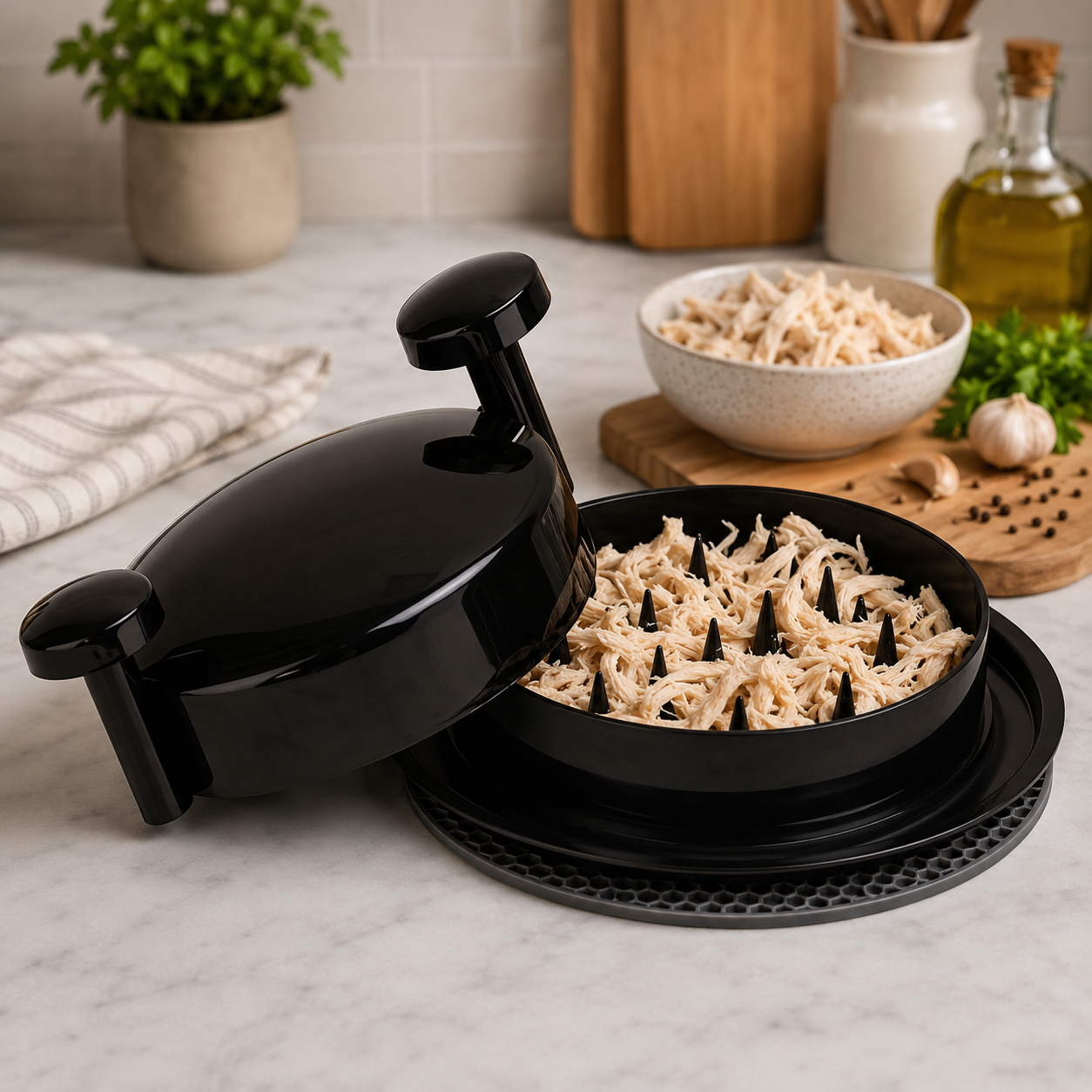 Minvela - Chicken & Meat Shredder, Shred in Seconds, Effortless Cleanup