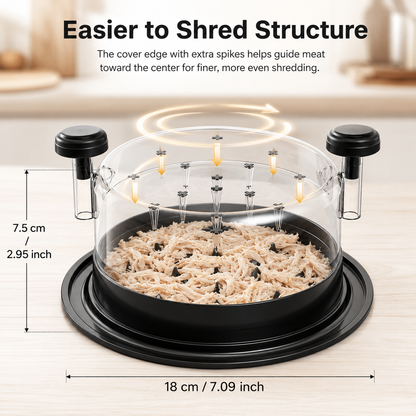 Minvela - Chicken & Meat Shredder, Shred in Seconds, Effortless Cleanup