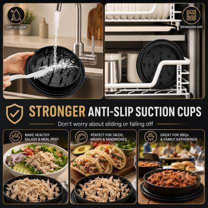 Minvela - Chicken & Meat Shredder, Shred in Seconds, Effortless Cleanup
