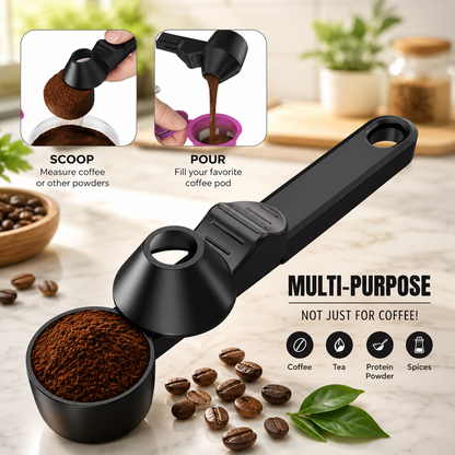 Pourissa - Coffee & Protein Scoop with Built-In Funnel