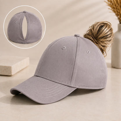 Canvela - Magnetic Ponytail Baseball Cap / UV Sun Protection Hat for Women