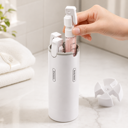 Voyla - Portable Travel Bottle Kit 4 Refillable Dispensers