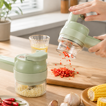 Aureloq Cordless Electric Food Chopper - 4-in-1 Kitchen Prep Set