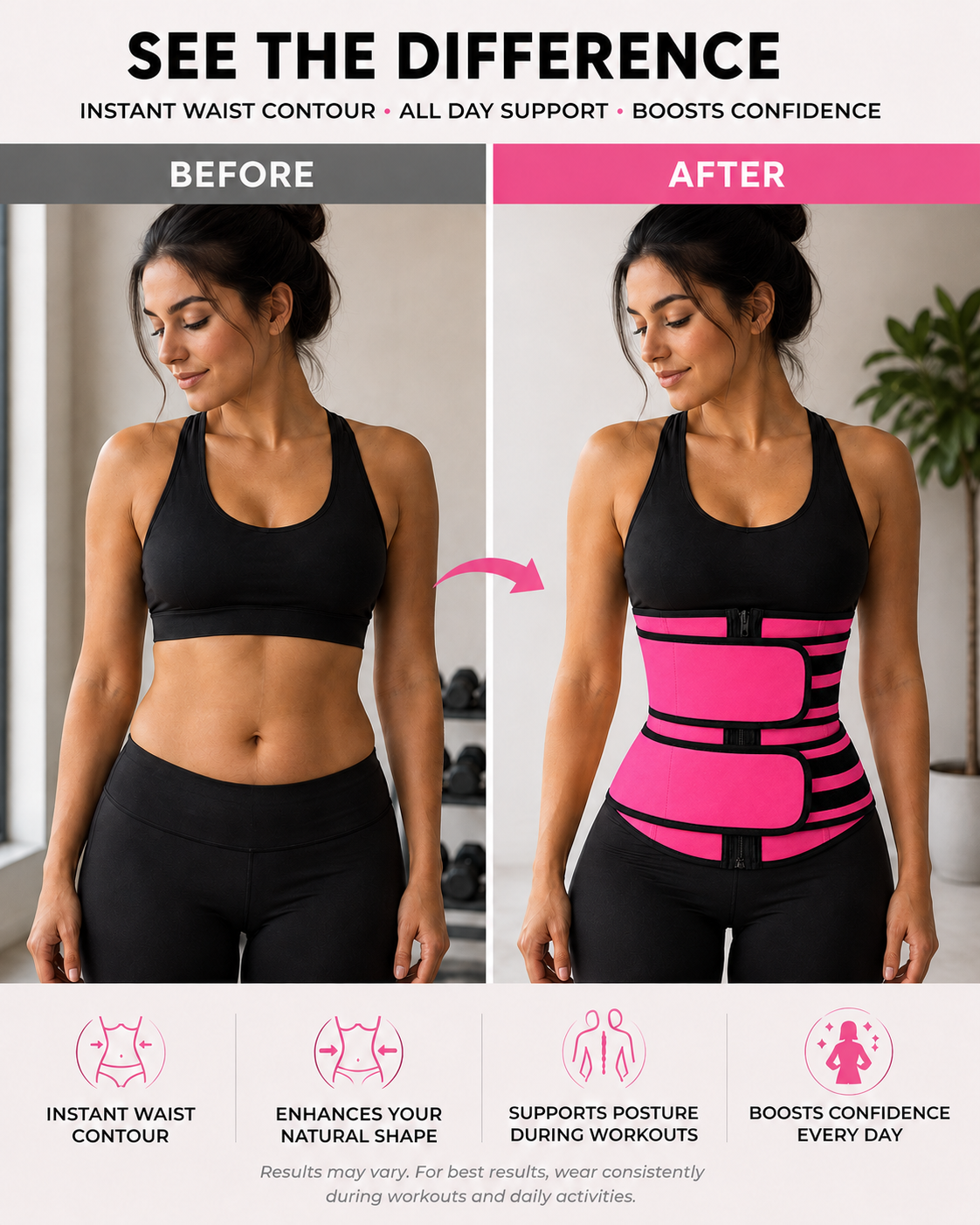 Cinvela - Triple-Wrap Sculpting Waist Belt