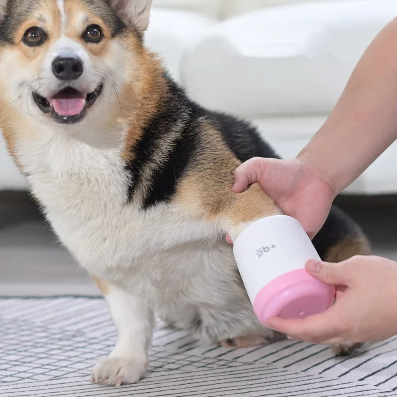 Dog Paw Cleaner Portable Dog Paw Washer Cup Easy to Clean Pet Feet Cleaner