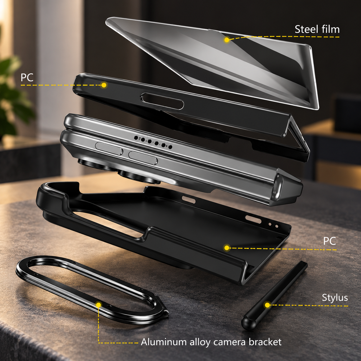 iPhone Duo 18 Case With Standard & Touch Pen