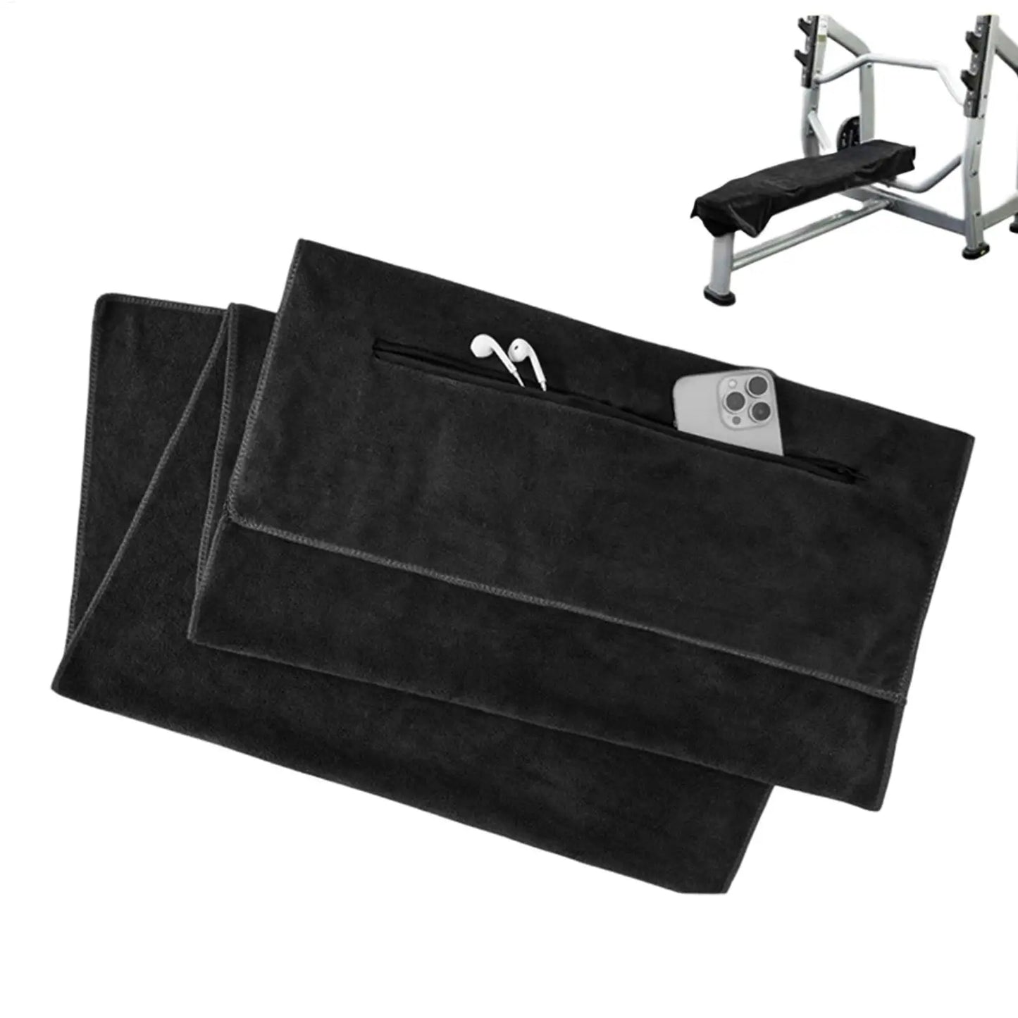 High Performance Gym Towel Microfiber with Super Absorbency Quick Dry for Fitness Training Yoga Running Tennis Mat Bench Cover