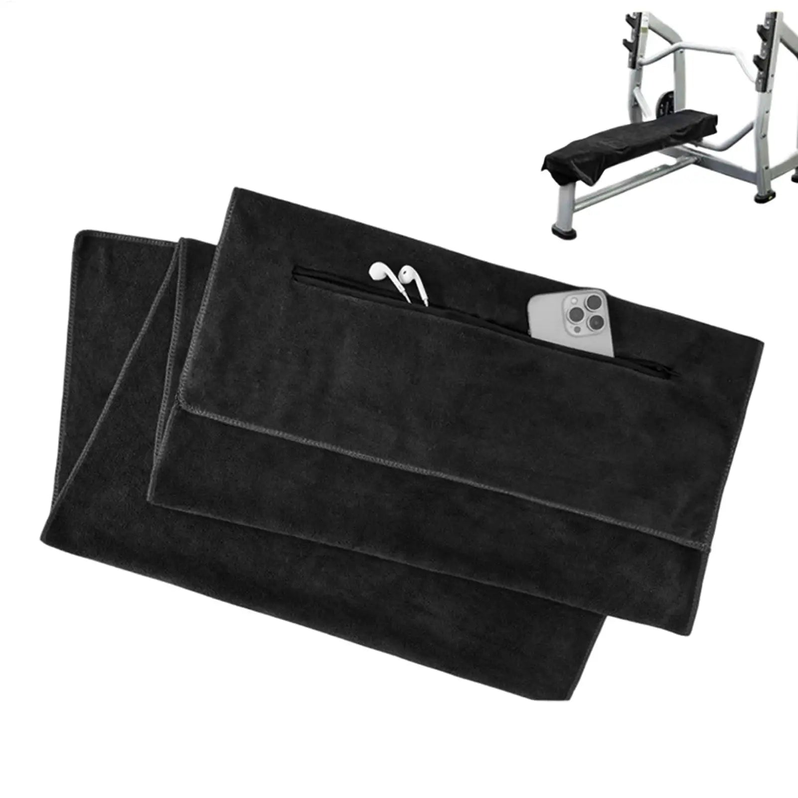 High Performance Gym Towel Microfiber with Super Absorbency Quick Dry for Fitness Training Yoga Running Tennis Mat Bench Cover