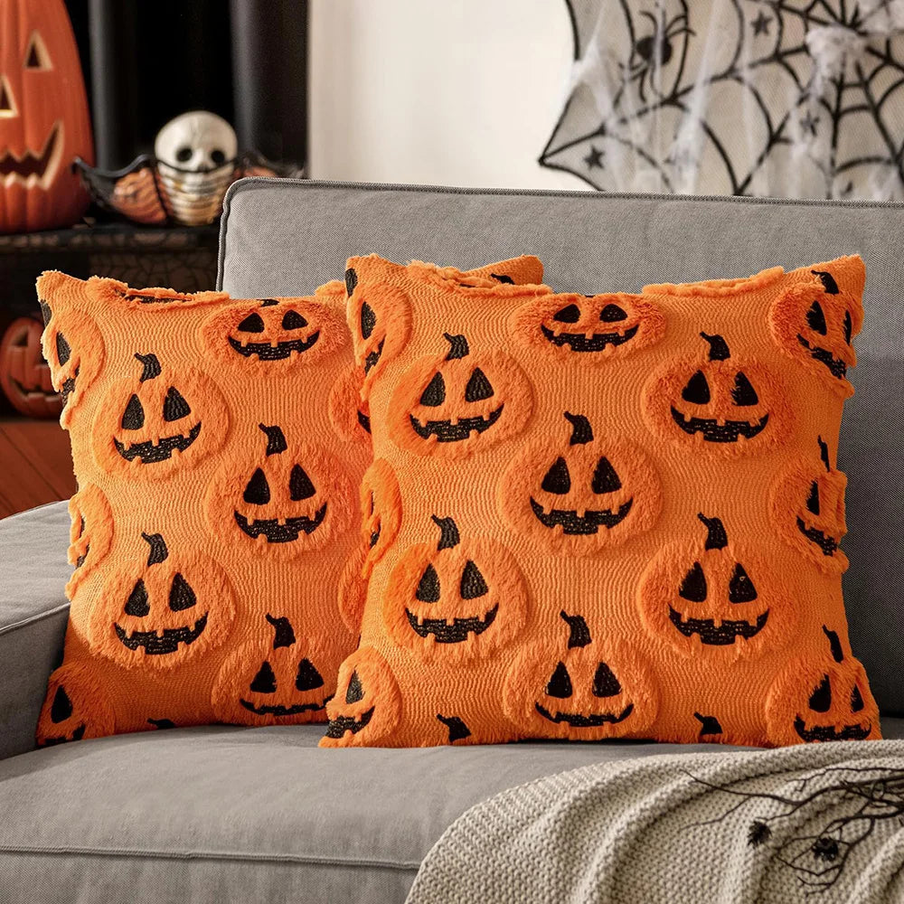1PCS Halloween Pillow Covers Autumn Thanksgiving Harvest Decorative Cushion Covers for Couch Sofa Bed Porch Living Room ﻿