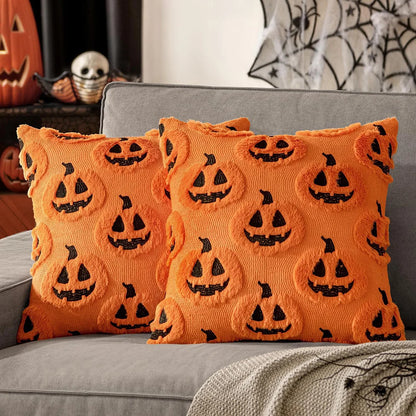 1PCS Halloween Pillow Covers Autumn Thanksgiving Harvest Decorative Cushion Covers for Couch Sofa Bed Porch Living Room ﻿