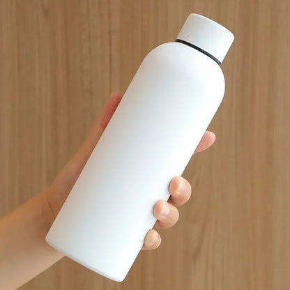 Thermos Bottle Stainless Steel Thermal Water Bottle Cup Thermal Coffee Mug Insulated Vacuum Tumbler Rubber Paint Sports Kettle