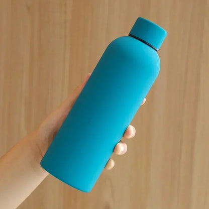 Thermos Bottle Stainless Steel Thermal Water Bottle Cup Thermal Coffee Mug Insulated Vacuum Tumbler Rubber Paint Sports Kettle