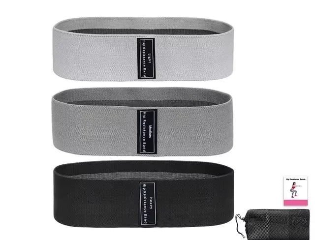 New Fabric Resistance Hip Booty Bands Glute Thigh Elastic Workout Squat Circle Stretch Fitness Strips Loops Yoga Gym Equipment