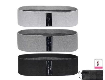 New Fabric Resistance Hip Booty Bands Glute Thigh Elastic Workout Squat Circle Stretch Fitness Strips Loops Yoga Gym Equipment