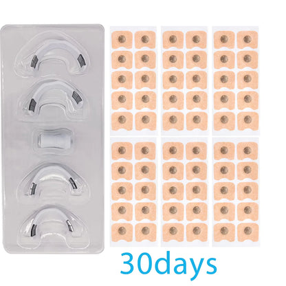 Magnetic Nasal Strips Anti-Snoring Aid 15/30-Day Supply Strong Adhesive Tabs High-Quality Sleep Appliance for Snoring Relief