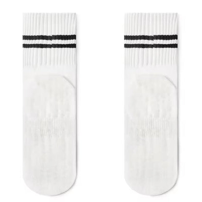 Women anti Slip Pilates Socks with Silicone Grips Non Skid Yoga Socks for Barre Ballet Dance Studio Workout Fitness Training
