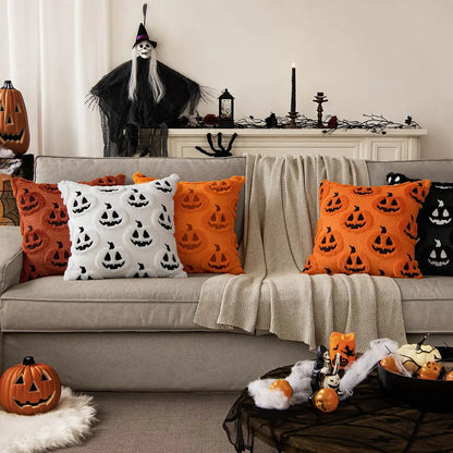 1PCS Halloween Pillow Covers Autumn Thanksgiving Harvest Decorative Cushion Covers for Couch Sofa Bed Porch Living Room ﻿