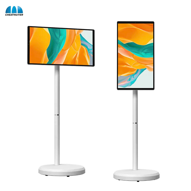 2026 Fashion Popular 21.5 Inch Battery-Power Android 13 Lg Stand by Me Tv In-Cell Touch Screen Gym Gaming Live Room Smart Tv