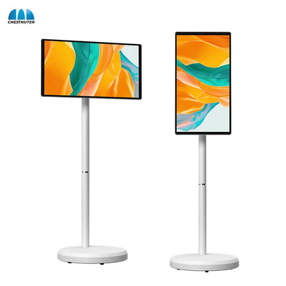 2026 Fashion Popular 21.5 Inch Battery-Power Android 13 Lg Stand by Me Tv In-Cell Touch Screen Gym Gaming Live Room Smart Tv