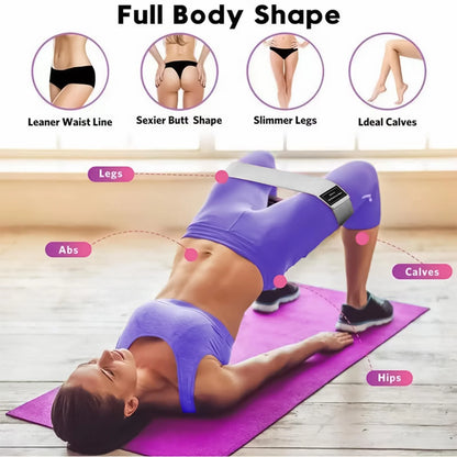 New Fabric Resistance Hip Booty Bands Glute Thigh Elastic Workout Squat Circle Stretch Fitness Strips Loops Yoga Gym Equipment