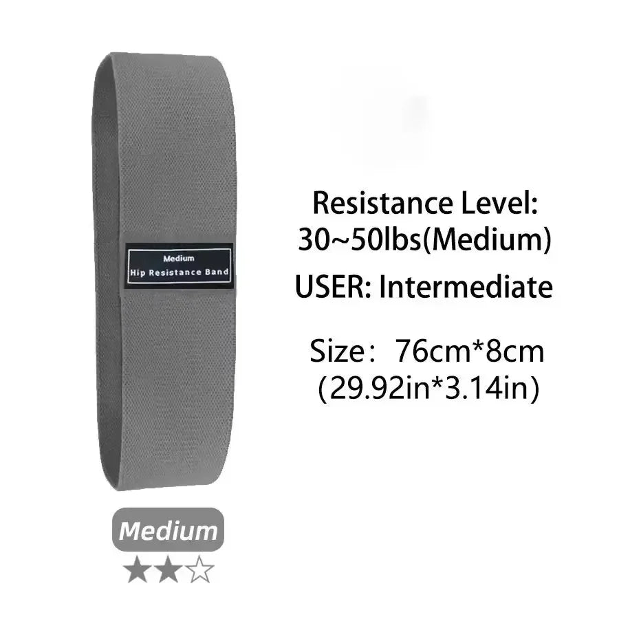 New Fabric Resistance Hip Booty Bands Glute Thigh Elastic Workout Squat Circle Stretch Fitness Strips Loops Yoga Gym Equipment
