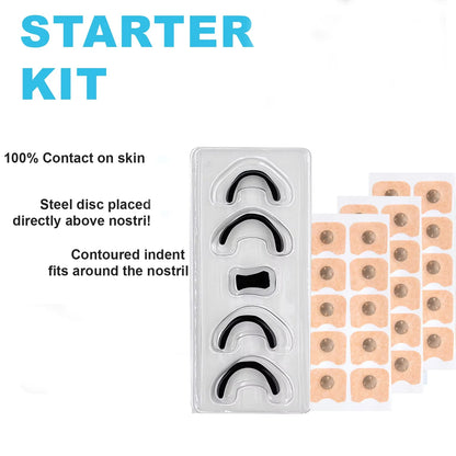 Magnetic Nasal Strips Anti-Snoring Aid 15/30-Day Supply Strong Adhesive Tabs High-Quality Sleep Appliance for Snoring Relief