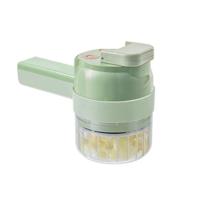 Wireless Electric Food Chopper Set, Handheld Multi‑Function Food Processor for Garlic, Meat Mincing, Peeling & Slicing Vegetable