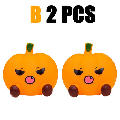 Halloween Cute Ghost Witch Hat Pumpkin Night Light Silicone LED Lamp Desktop Ornament Home Party Atmosphere Decor Holiday Gift