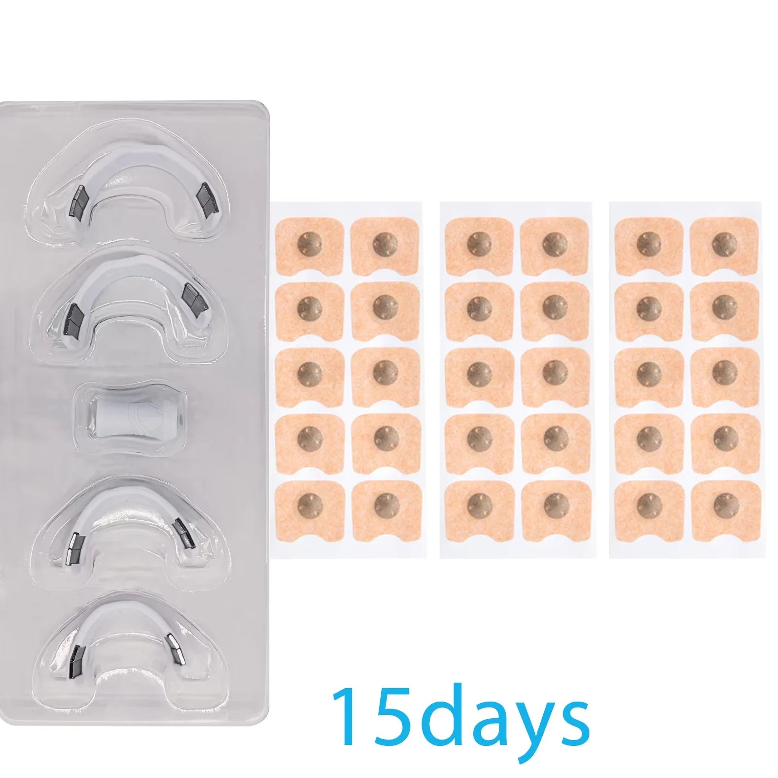 Magnetic Nasal Strips Anti-Snoring Aid 15/30-Day Supply Strong Adhesive Tabs High-Quality Sleep Appliance for Snoring Relief