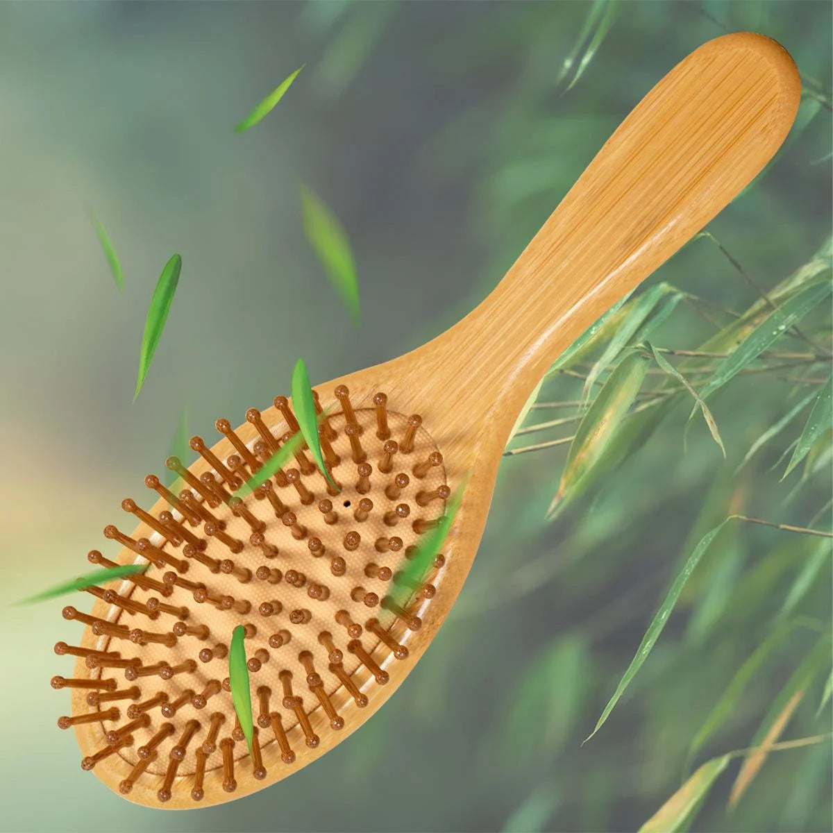 1PC Wood Comb Professional Healthy Paddle Cushion Hair Loss Massage Brush Hairbrush Comb Scalp Hair Care Healthy Bamboo Comb