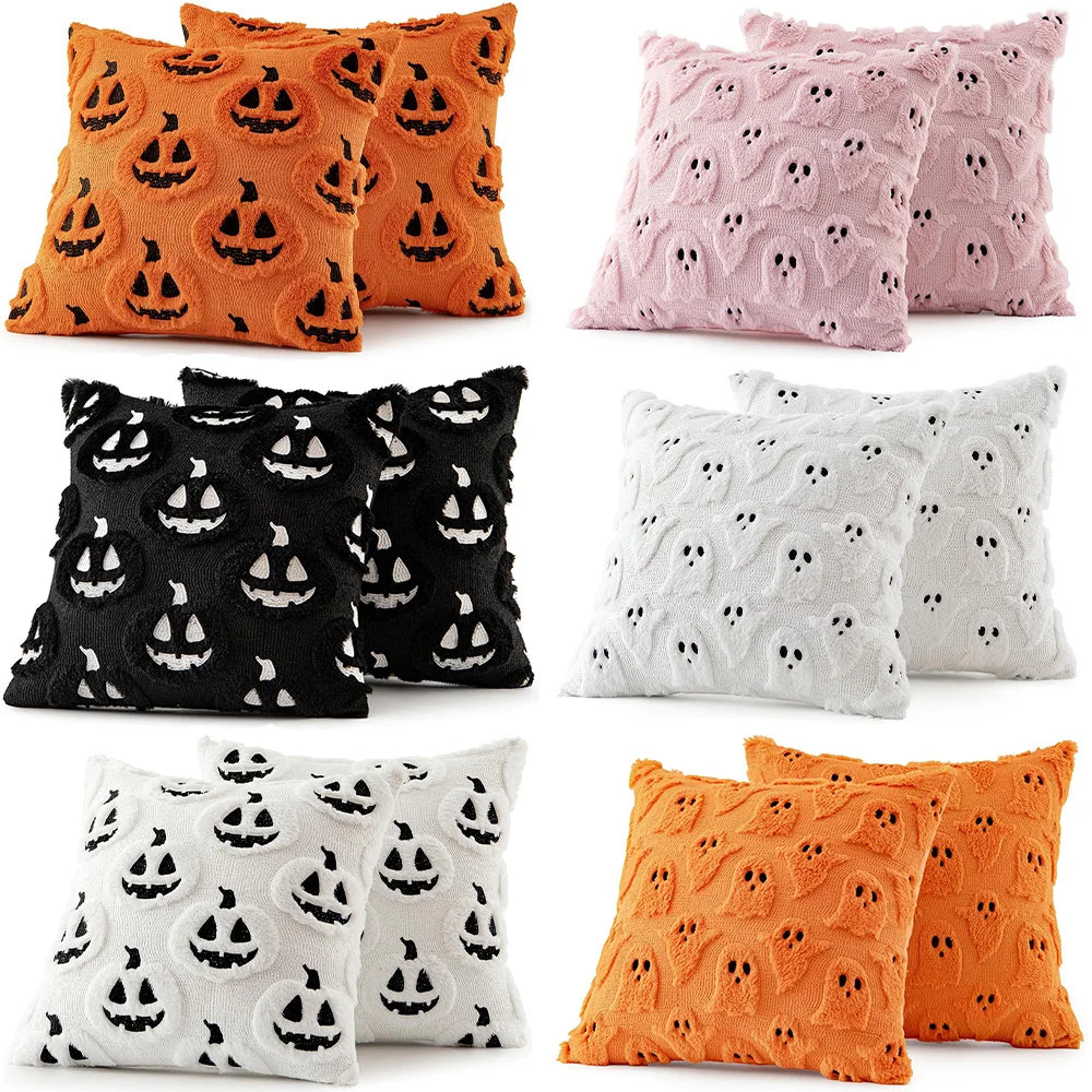 1PCS Halloween Pillow Covers Autumn Thanksgiving Harvest Decorative Cushion Covers for Couch Sofa Bed Porch Living Room ﻿